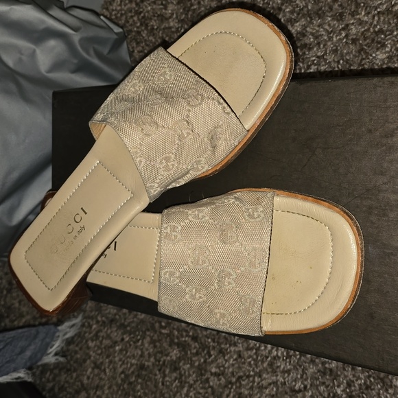 GUCCI ORIGINAL SABBIA TESSUTTO 7B - Picture 1 of 10